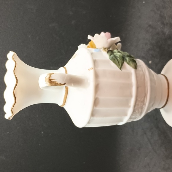 Vintage porcelain floral pattern vase small size - Picture 5 of 7